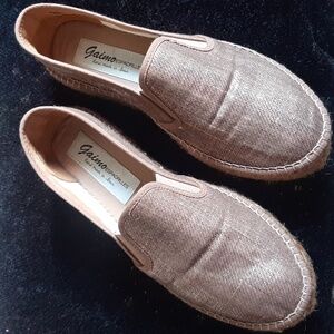 Gaimo Espadrilles Platform Genuine Leather Shoes